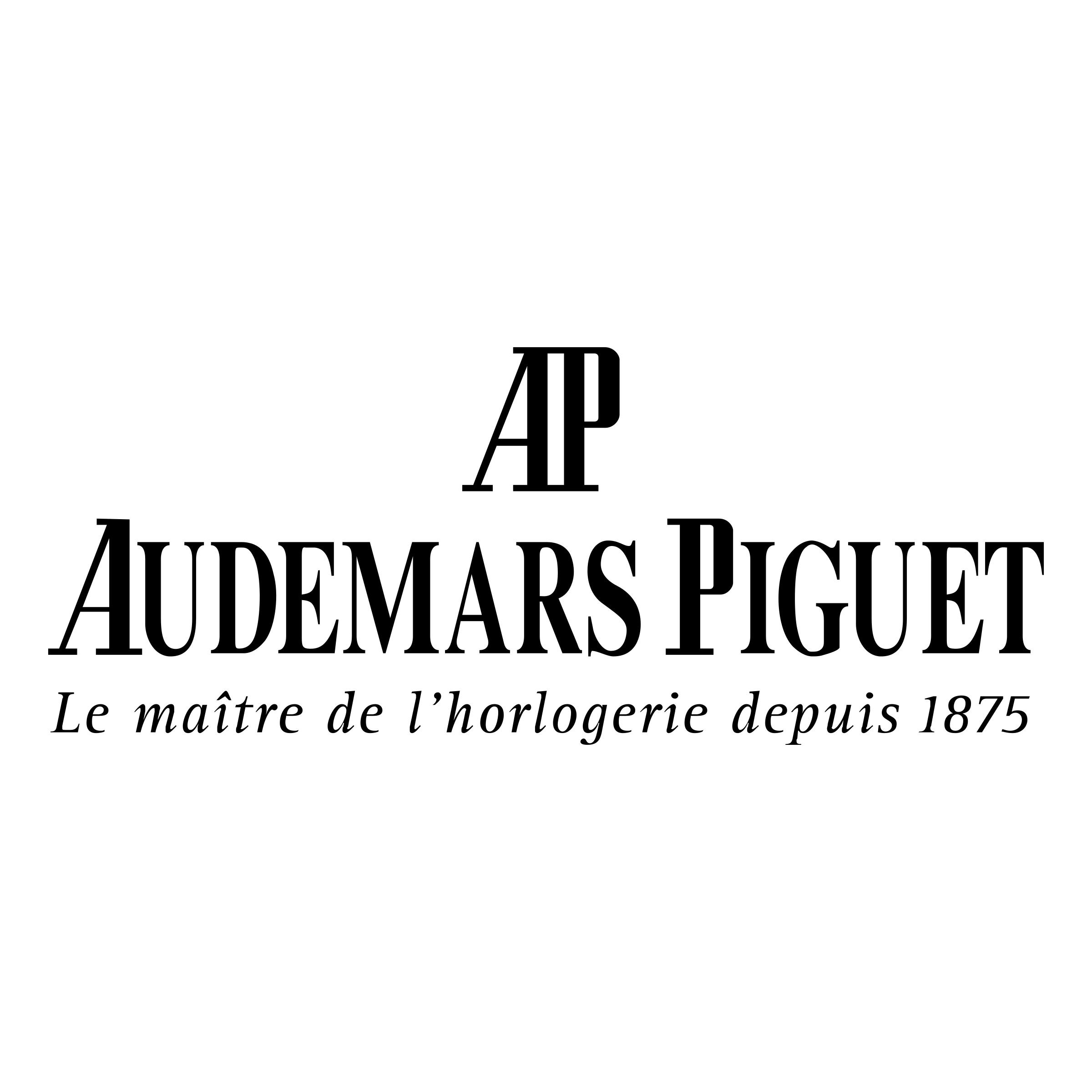 audemars piguet black logo