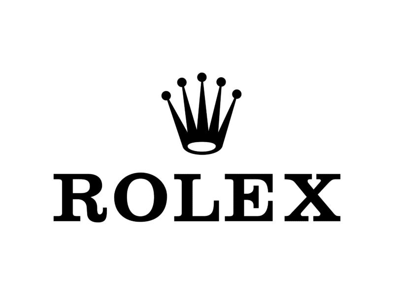 rolex black logo