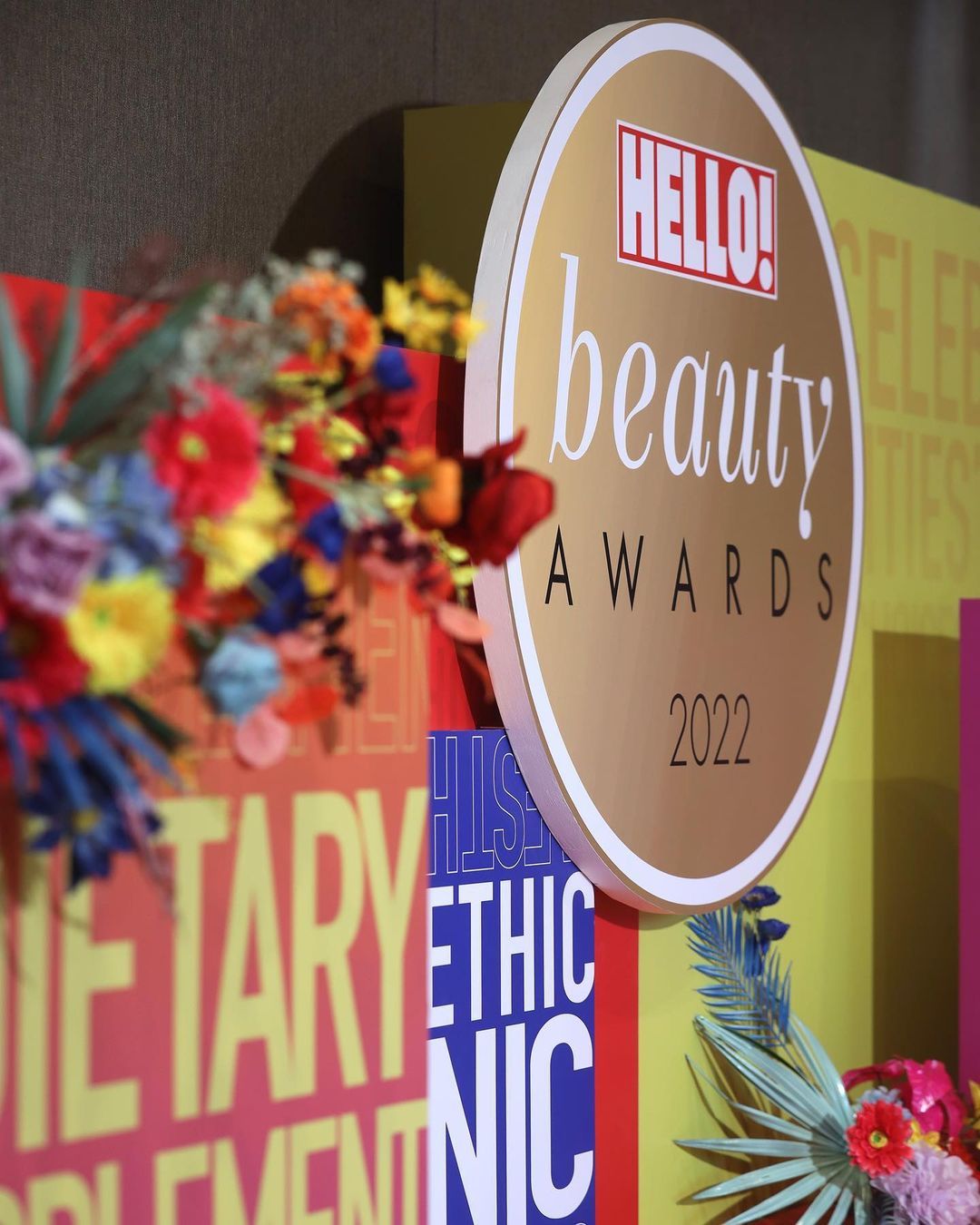 HELLO! Beauty Awards 2022 Backdrop