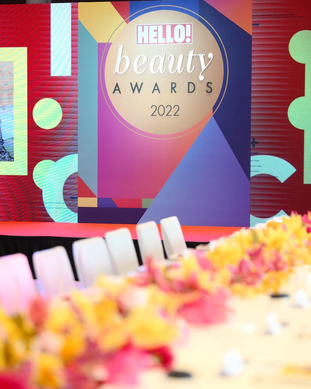 HELLO! Beauty Awards 2022 Stage
