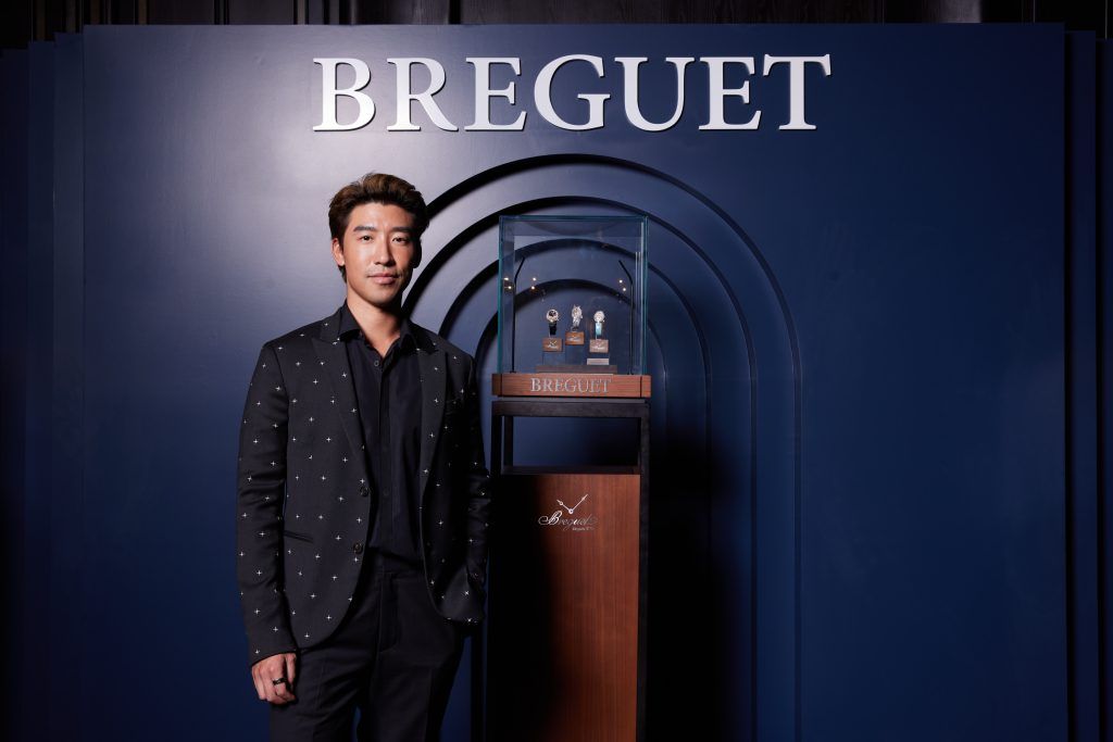 Kanachai Bencharongkul poses with Breguet backdrop