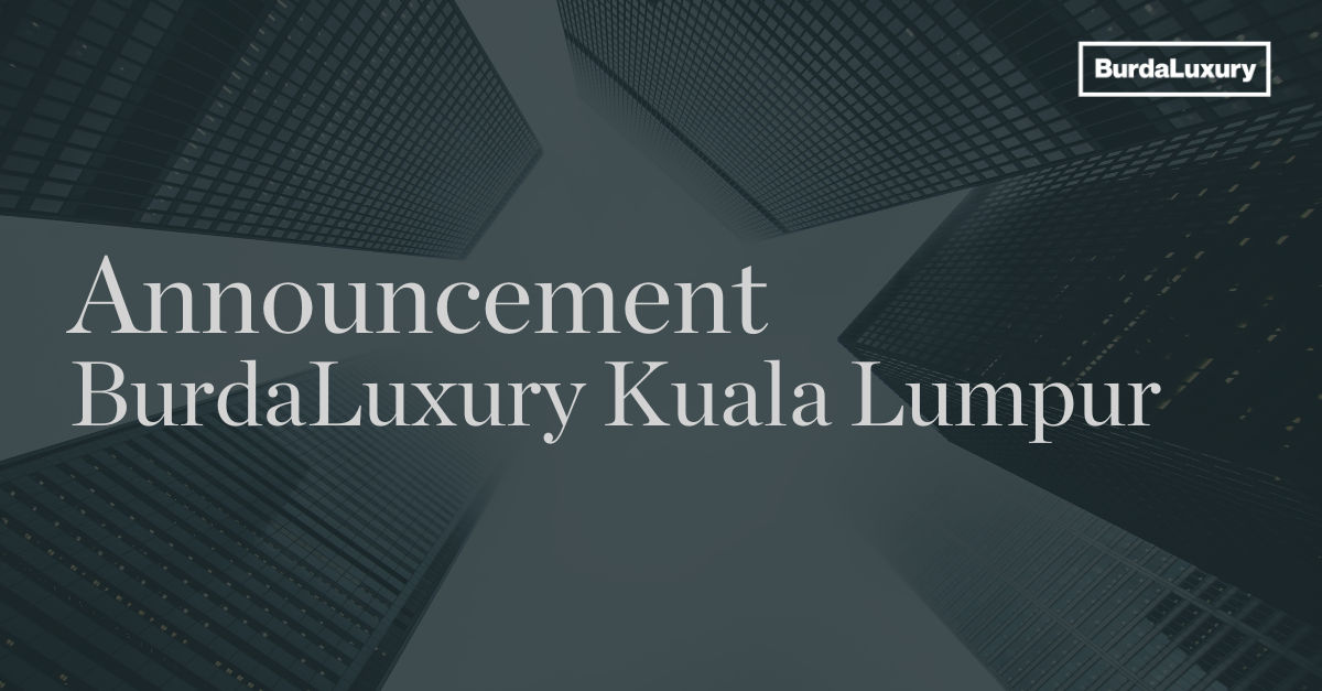 Announcement Banner for BurdaLuxury KL