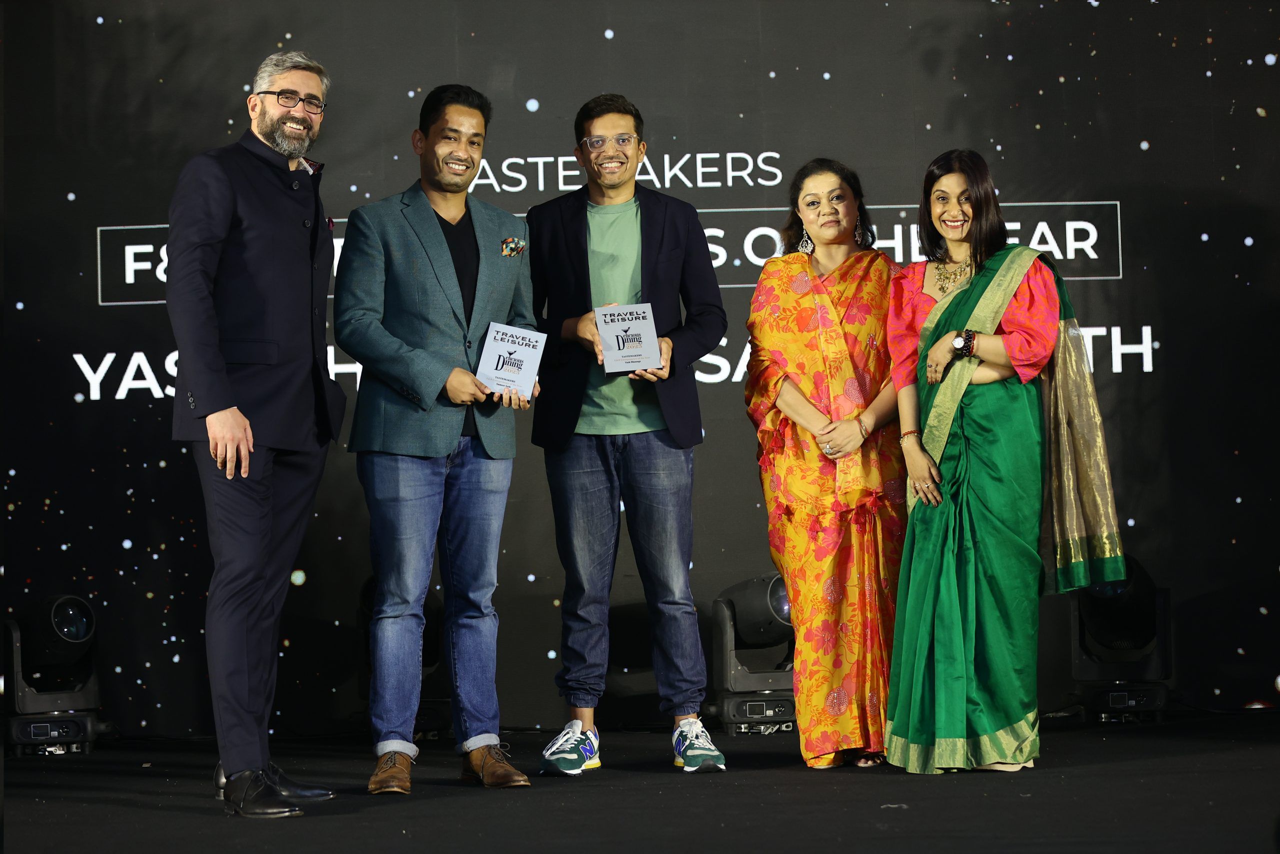 T+L Tastemakers - F&B Entrepreneurs of the Year. Yash Bhanage and Sameer Seth